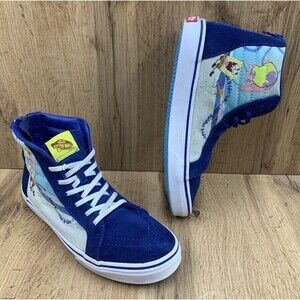VANS X SPONGEBOB SKATE SK8-HI SNEAKERS SHOES Lace Up Zip 2021 Juniors  7